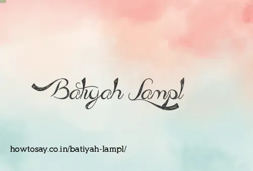 Batiyah Lampl