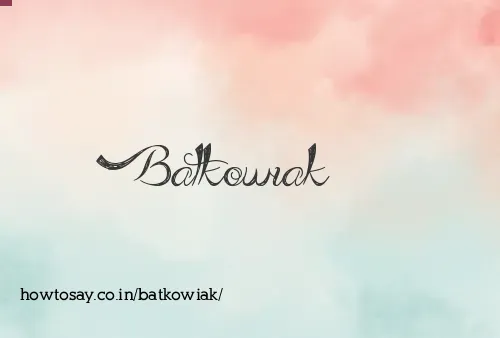 Batkowiak