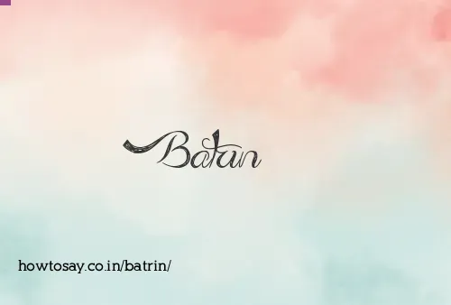 Batrin