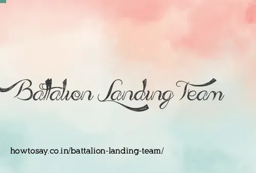Battalion Landing Team