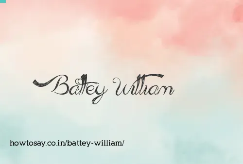 Battey William