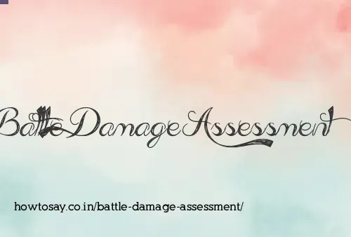 Battle Damage Assessment