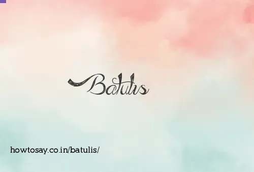 Batulis