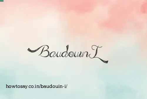 Baudouin I