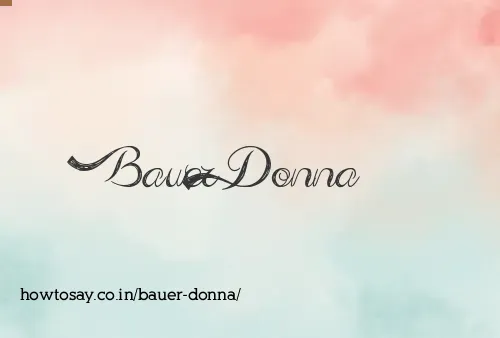 Bauer Donna