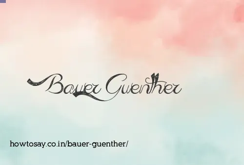 Bauer Guenther