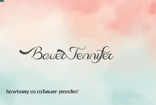 Bauer Jennifer