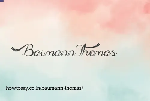 Baumann Thomas