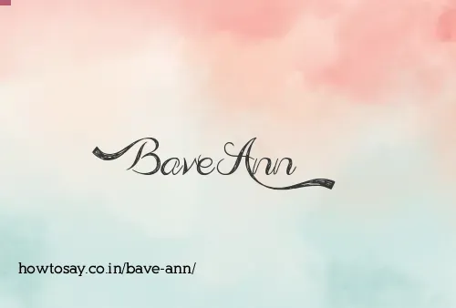 Bave Ann