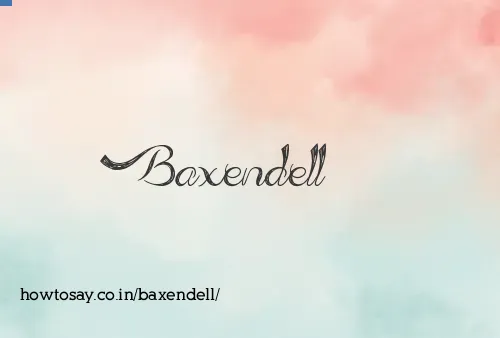Baxendell