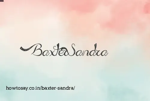 Baxter Sandra