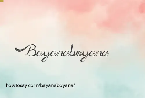 Bayanaboyana