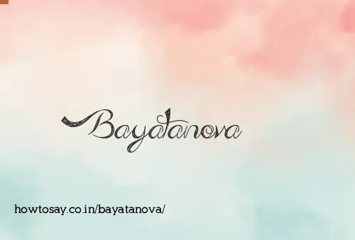 Bayatanova