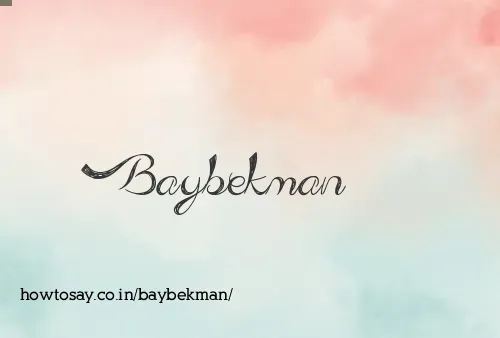 Baybekman