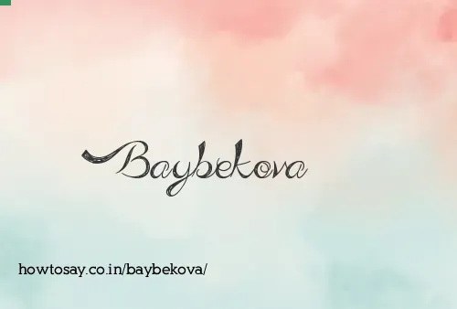Baybekova