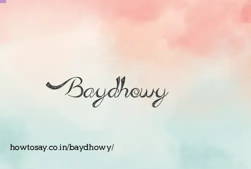 Baydhowy