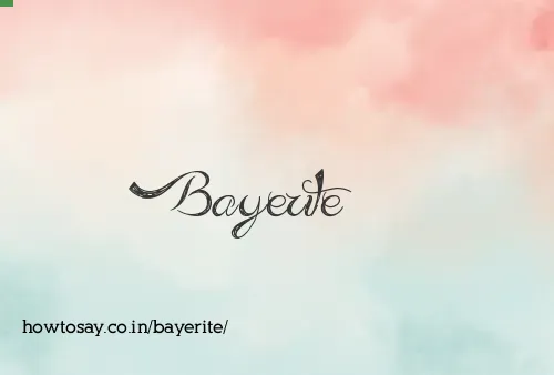 Bayerite