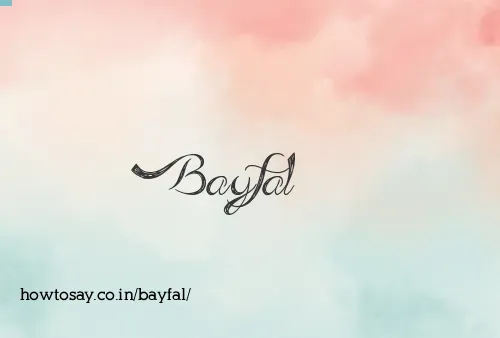 Bayfal