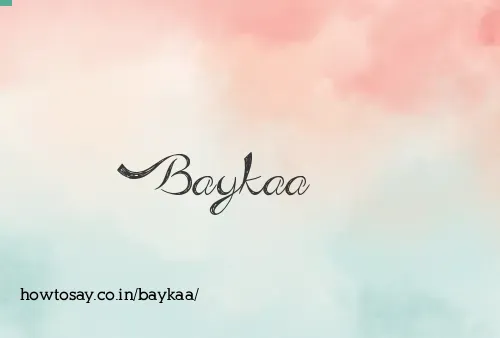 Baykaa
