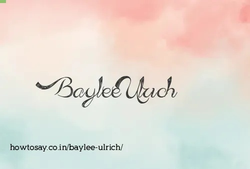 Baylee Ulrich