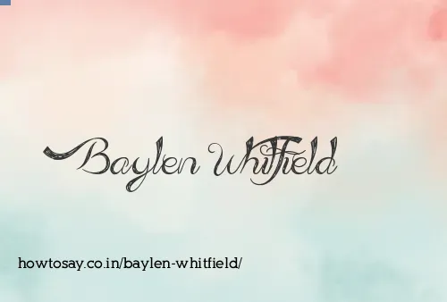 Baylen Whitfield