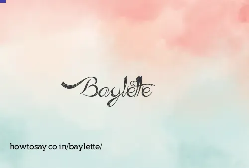 Baylette