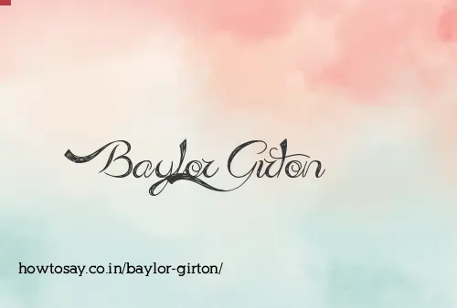 Baylor Girton