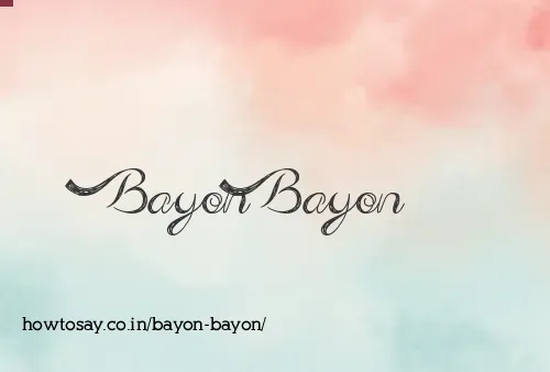 Bayon Bayon