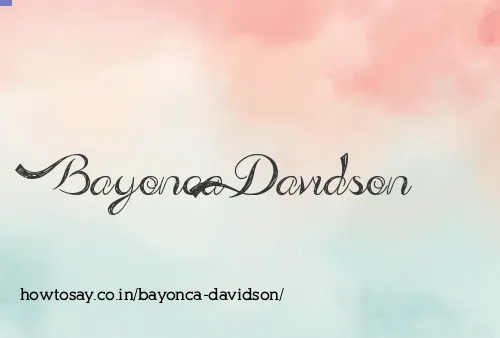 Bayonca Davidson