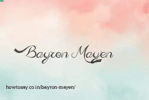 Bayron Mayen