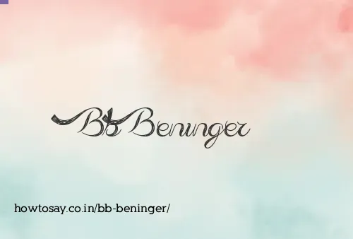 Bb Beninger