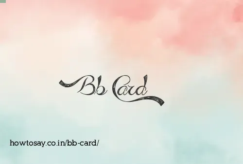 Bb Card