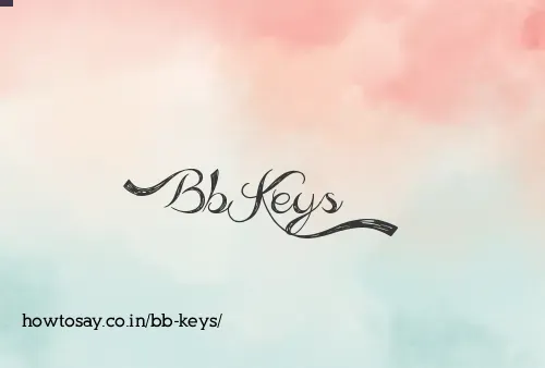 Bb Keys