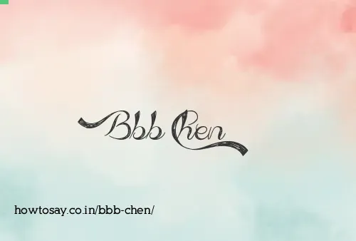 Bbb Chen