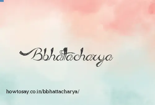 Bbhattacharya