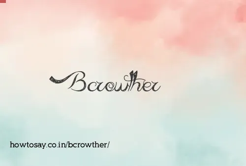 Bcrowther