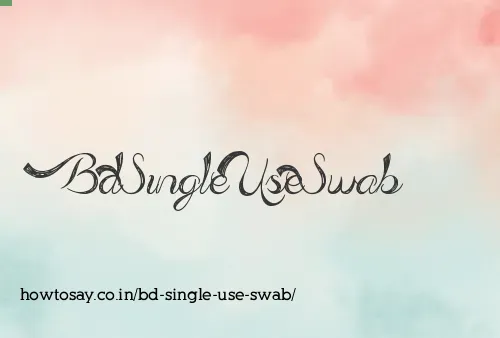 Bd Single Use Swab