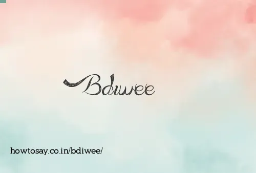 Bdiwee