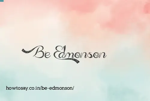Be Edmonson