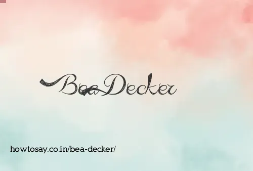 Bea Decker