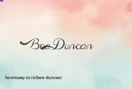 Bea Duncan