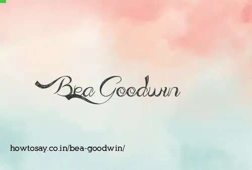 Bea Goodwin