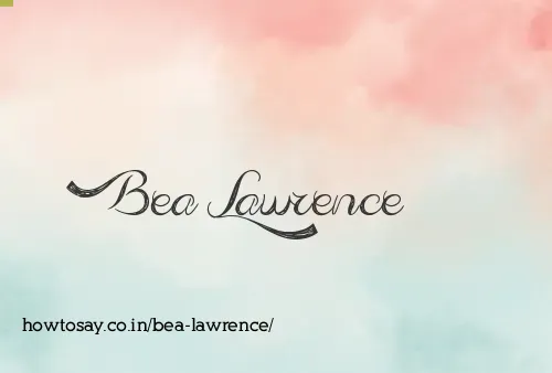 Bea Lawrence