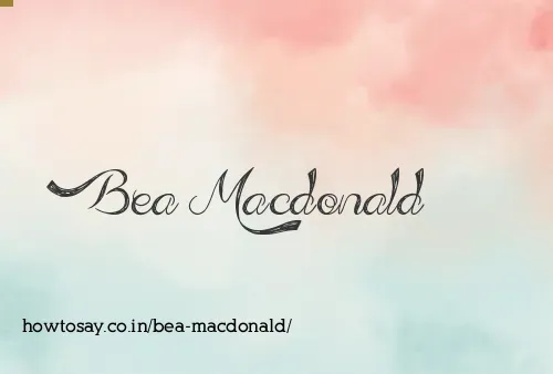 Bea Macdonald