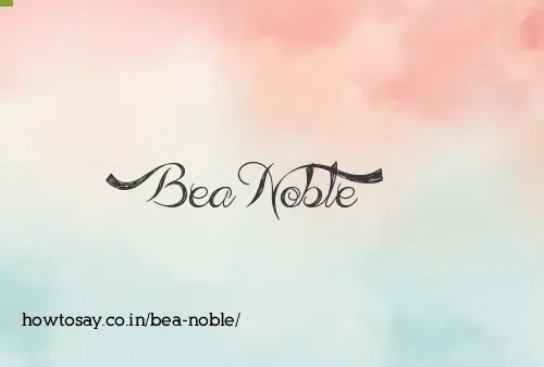 Bea Noble