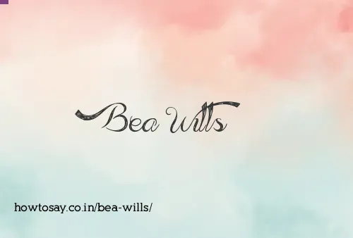 Bea Wills