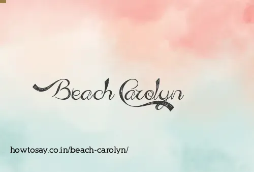 Beach Carolyn