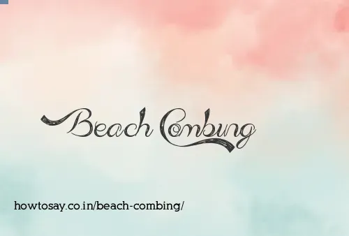 Beach Combing