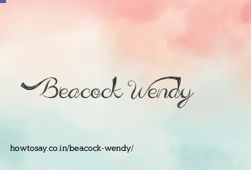 Beacock Wendy