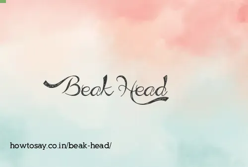 Beak Head